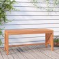 vidaXL Gartenbank 110 cm Massivholz Eukalyptus vidaXL Gartenbank 110 cm Massivholz Eukalyptus