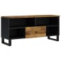 vidaXL TV-Schrank 100x33x46 cm Massivholz Mango & Holzwerkstoff vidaXL TV-Schrank 100x33x46 cm Massivholz Mango & Holzwerkstoff