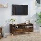 vidaXL TV-Schrank Räuchereiche 100x34,5x44,5 cm Holzwerkstoff vidaXL TV-Schrank Räuchereiche 100x34,5x44,5 cm Holzwerkstoff