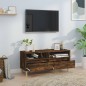 vidaXL TV-Schrank Räuchereiche 100x34,5x44,5 cm Holzwerkstoff vidaXL TV-Schrank Räuchereiche 100x34,5x44,5 cm Holzwerkstoff
