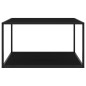 vidaXL Couchtisch Schwarz mit Schwarzem Glas 90x90x50 cm vidaXL Couchtisch Schwarz mit Schwarzem Glas 90x90x50 cm
