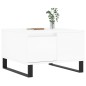 vidaXL Couchtisch Hochglanz-Weiß 55x55x36,5 cm Holzwerkstoff vidaXL Couchtisch Hochglanz-Weiß 55x55x36,5 cm Holzwerkstoff