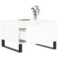 vidaXL Couchtisch Hochglanz-Weiß 55x55x36,5 cm Holzwerkstoff vidaXL Couchtisch Hochglanz-Weiß 55x55x36,5 cm Holzwerkstoff
