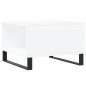 vidaXL Couchtisch Hochglanz-Weiß 55x55x36,5 cm Holzwerkstoff vidaXL Couchtisch Hochglanz-Weiß 55x55x36,5 cm Holzwerkstoff