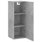vidaXL Wandschrank Betongrau 34,5x34x90 cm vidaXL Wandschrank Betongrau 34,5x34x90 cm