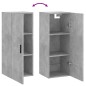 vidaXL Wandschrank Betongrau 34,5x34x90 cm vidaXL Wandschrank Betongrau 34,5x34x90 cm