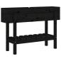 vidaXL Hochbeet Schwarz 101x30x69 cm Massivholz Kiefer vidaXL Hochbeet Schwarz 101x30x69 cm Massivholz Kiefer