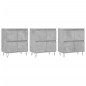 vidaXL Sideboards 3 Stk. Betongrau Holzwerkstoff vidaXL Sideboards 3 Stk. Betongrau Holzwerkstoff