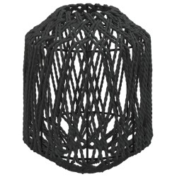 vidaXL Lampenschirm Schwarz Ø23x28 cm Eisen und Papier