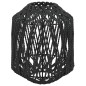 vidaXL Lampenschirm Schwarz Ø23x28 cm Eisen und Papier vidaXL Lampenschirm Schwarz Ø23x28 cm Eisen und Papier