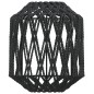 vidaXL Lampenschirm Schwarz Ø23x28 cm Eisen und Papier vidaXL Lampenschirm Schwarz Ø23x28 cm Eisen und Papier