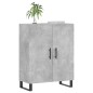 vidaXL Sideboard Betongrau 69,5x34x90 cm Holzwerkstoff vidaXL Sideboard Betongrau 69,5x34x90 cm Holzwerkstoff
