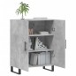 vidaXL Sideboard Betongrau 69,5x34x90 cm Holzwerkstoff vidaXL Sideboard Betongrau 69,5x34x90 cm Holzwerkstoff