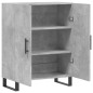 vidaXL Sideboard Betongrau 69,5x34x90 cm Holzwerkstoff vidaXL Sideboard Betongrau 69,5x34x90 cm Holzwerkstoff