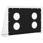 vidaXL Fußballtor mit Torwand Stahl 184x61x122 cm vidaXL Fußballtor mit Torwand Stahl 184x61x122 cm