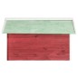 vidaXL Roboter-Rasenmäher Garage 72x87x50 cm Rot Weiß Tannenholz vidaXL Roboter-Rasenmäher Garage 72x87x50 cm Rot Weiß Tannenholz