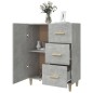 vidaXL Sideboard Betongrau 69,5x34x90 cm Holzwerkstoff vidaXL Sideboard Betongrau 69,5x34x90 cm Holzwerkstoff