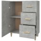 vidaXL Sideboard Betongrau 69,5x34x90 cm Holzwerkstoff vidaXL Sideboard Betongrau 69,5x34x90 cm Holzwerkstoff