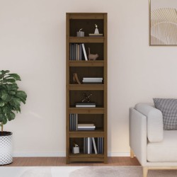 vidaXL Bücherregal Honigbraun 50x35x183 cm Massivholz Kiefer
