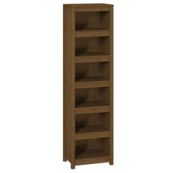 vidaXL Bücherregal Honigbraun 50x35x183 cm Massivholz Kiefer