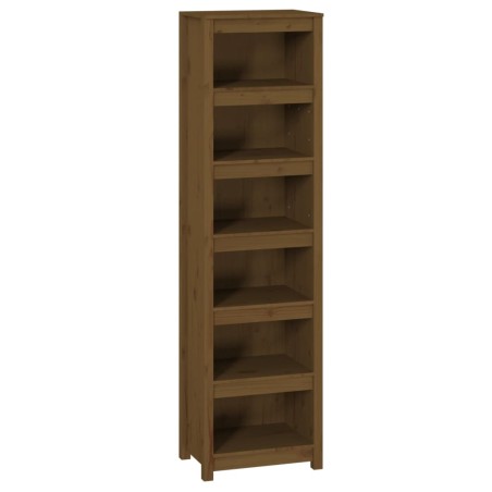 vidaXL Bücherregal Honigbraun 50x35x183 cm Massivholz Kiefer