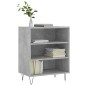 vidaXL Sideboard Betongrau 57x35x70 cm Holzwerkstoff vidaXL Sideboard Betongrau 57x35x70 cm Holzwerkstoff