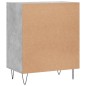 vidaXL Sideboard Betongrau 57x35x70 cm Holzwerkstoff vidaXL Sideboard Betongrau 57x35x70 cm Holzwerkstoff