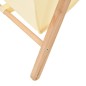 vidaXL Wäschekorb Zedernholz und Stoff Beige 42x41x64 cm vidaXL Wäschekorb Zedernholz und Stoff Beige 42x41x64 cm