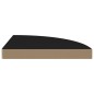 vidaXL Eck-Schweberegale 2 Stk. Schwarz 35x35x3,8 cm MDF vidaXL Eck-Schweberegale 2 Stk. Schwarz 35x35x3,8 cm MDF