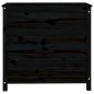 vidaXL Pflanzkübel Schwarz 82,5x40x78 cm Massivholz Kiefer vidaXL Pflanzkübel Schwarz 82,5x40x78 cm Massivholz Kiefer