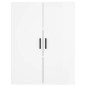 vidaXL Wandschrank Hochglanz-Weiß 69,5x34x90 cm vidaXL Wandschrank Hochglanz-Weiß 69,5x34x90 cm