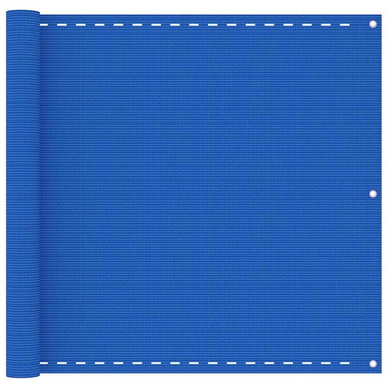 vidaXL Balkon-Sichtschutz Blau 90x600 cm HDPE vidaXL Balkon-Sichtschutz Blau 90x600 cm HDPE