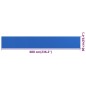 vidaXL Balkon-Sichtschutz Blau 90x600 cm HDPE vidaXL Balkon-Sichtschutz Blau 90x600 cm HDPE