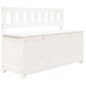vidaXL Sitzbank Weiß 110x41x76,5 cm Massivholz Kiefer vidaXL Sitzbank Weiß 110x41x76,5 cm Massivholz Kiefer