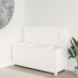 vidaXL Sitzbank Weiß 110x41x76,5 cm Massivholz Kiefer vidaXL Sitzbank Weiß 110x41x76,5 cm Massivholz Kiefer