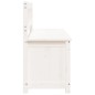 vidaXL Sitzbank Weiß 110x41x76,5 cm Massivholz Kiefer vidaXL Sitzbank Weiß 110x41x76,5 cm Massivholz Kiefer