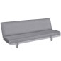 vidaXL Schlafsofa Hellgrau Polyester vidaXL Schlafsofa Hellgrau Polyester