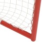 vidaXL Hockeytor mit Netz Rot & Weiß 153x60x118 cm Stahl & Polyester vidaXL Hockeytor mit Netz Rot & Weiß 153x60x118 cm Stahl & Polyester