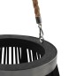 vidaXL Hängender Kerzenleuchter Bambus Schwarz 95cm vidaXL Hängender Kerzenleuchter Bambus Schwarz 95cm