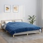 vidaXL Gewichtsdecke Blau 200x225 cm 13 kg Stoff vidaXL Gewichtsdecke Blau 200x225 cm 13 kg Stoff