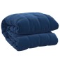 vidaXL Gewichtsdecke Blau 200x225 cm 13 kg Stoff vidaXL Gewichtsdecke Blau 200x225 cm 13 kg Stoff