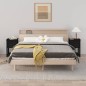 vidaXL Nachttische 2 Stk. Schwarz 40x35x61,5 cm Massivholz Kiefer vidaXL Nachttische 2 Stk. Schwarz 40x35x61,5 cm Massivholz Kiefer