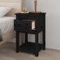 vidaXL Nachttische 2 Stk. Schwarz 40x35x61,5 cm Massivholz Kiefer vidaXL Nachttische 2 Stk. Schwarz 40x35x61,5 cm Massivholz Kiefer