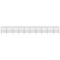 vidaXL Gartenzaun mit Speerspitzen Stahl (1,75 - 2) x 17 m Schwarz vidaXL Gartenzaun mit Speerspitzen Stahl (1,75 - 2) x 17 m Schwarz