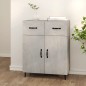 vidaXL Sideboard Betongrau 69,5x34x90 cm Holzwerkstoff vidaXL Sideboard Betongrau 69,5x34x90 cm Holzwerkstoff