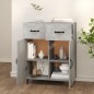 vidaXL Sideboard Betongrau 69,5x34x90 cm Holzwerkstoff vidaXL Sideboard Betongrau 69,5x34x90 cm Holzwerkstoff