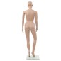 vidaXL Sexy Weibliche Schaufensterpuppe mit Glassockel Beige 180 cm vidaXL Sexy Weibliche Schaufensterpuppe mit Glassockel Beige 180 cm