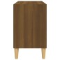vidaXL TV-Schrank mit Massivholz-Beinen Braun Eiche-Optik 69,5x30x50cm vidaXL TV-Schrank mit Massivholz-Beinen Braun Eiche-Optik 69,5x30x50cm