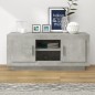 vidaXL TV-Schrank Betongrau 102x35x45 cm Holzwerkstoff vidaXL TV-Schrank Betongrau 102x35x45 cm Holzwerkstoff