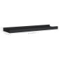 vidaXL Bilderleisten 2 Stk. Schwarz 40x9x3 cm MDF vidaXL Bilderleisten 2 Stk. Schwarz 40x9x3 cm MDF